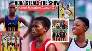 12 YEAR OLD NORA STEALS THE SHOW IN THE ASHANTI REGIONAL SUPER ZONALS ATHLETICS