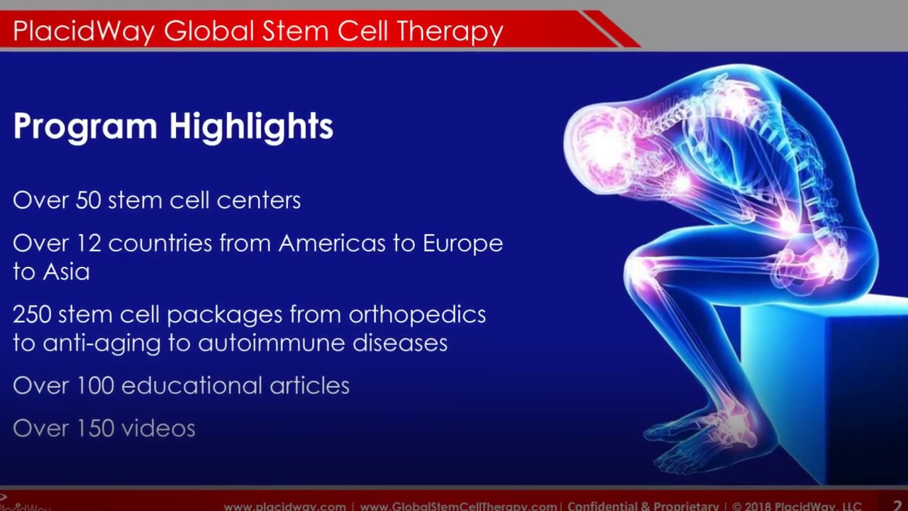 Introducing PlacidWay Stem Cell Therapy Program - YouTube