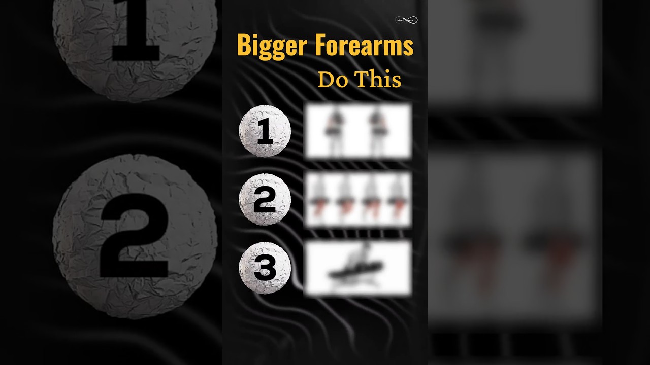 The Only 3 Forearm Exercises You Need at Home🏠🔥 #fitness #homeworkout #forearms