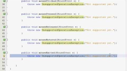 Java Graphics Tutorial 4 - Color panels