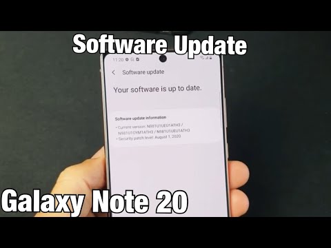 Galaxy Note 20: How to Update System Software to Latest Version
