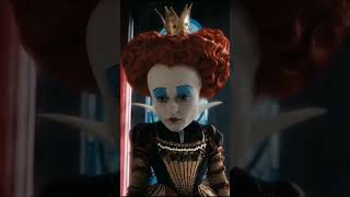 The Red Queen ate this scene... literally. #aliceinwonderland #redqueen #disney #liveaction