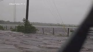 Francine downgraded to a tropical depression after making landfall in Louisiana