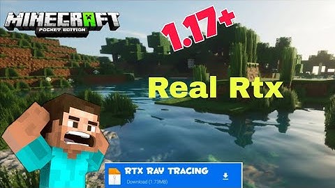 How to download Rtx shader in Android/iOS |Minecraft pocket edition 1.17+ | Trax