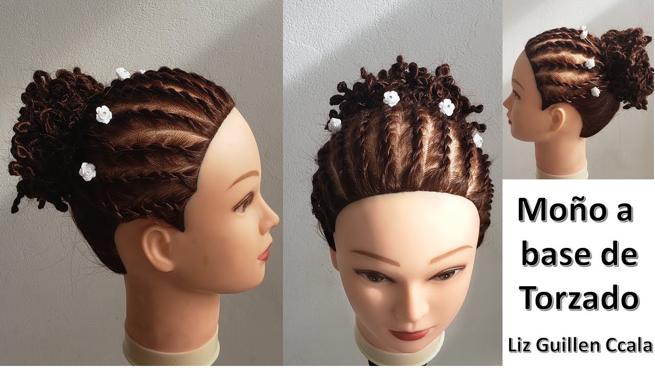 Moño Recogido  a base de Torzado