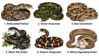 Every Non-Venomous Snake Explained in 8 Minutes