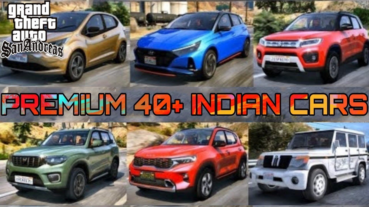 Premium 40+ Indian Bikes & Cars 2023 Modpack All Indian Vehicles Pak GTA SA Android