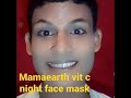 mamaearth vit c face mask