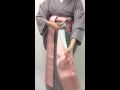 【きもの京小町】「Enjoy!! KIMONO」 半幅帯 たった3分でできる!!リボン結び