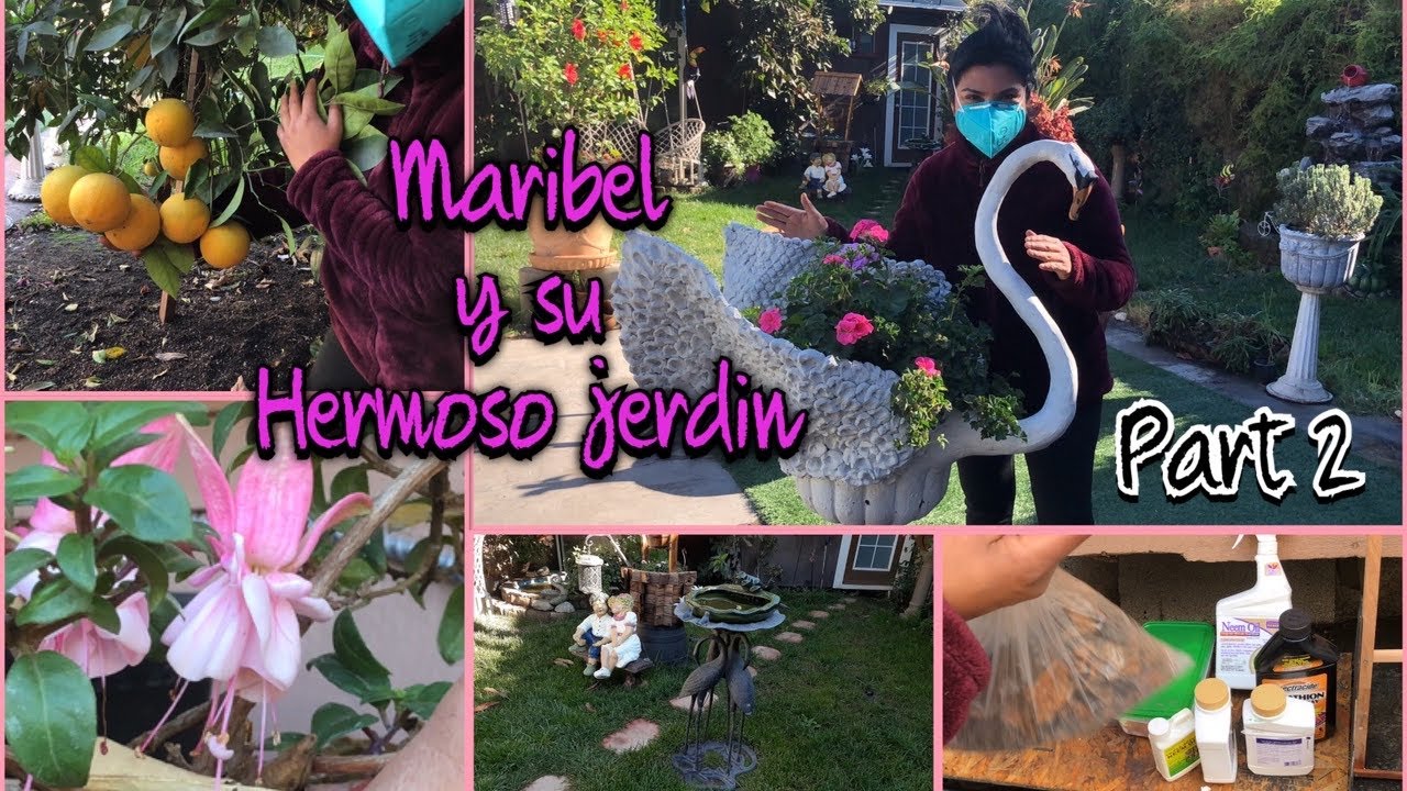 TOUR  2 POR EL JARDIN DE ME SEGUIDORA MARIBEL :