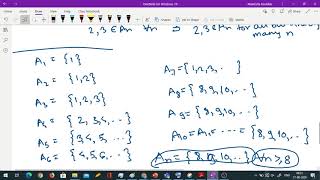 ST201-Lecture 6-Sequences of Sets Continued