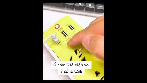 Ổ CẮM 6 LỖ ĐIỆN 3 CỔNG USB phích cắm điện dây dài nhiều lỗ tiện lợi đa năng