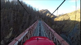 NZ's most dangerous road     Skippers Canyon    real time speed