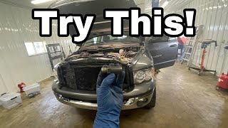 2003 CUMMINS NO START? ONLY STARTS ON ETHER