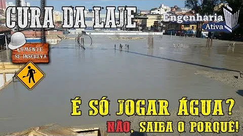 Como curar o concreto da laje?