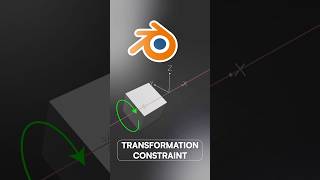 Transformation Constraint in blender #shorts #shortvideo