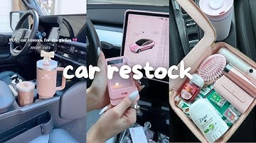 asmr car restocks 🚗🫧✨ | satisfying & aesthetic tiktok compilation