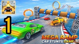 Mega Ramp Car Stunts Game 3d | Extreme Ramp Car Stunts | impossible stunt car tracks 3d android,ios screenshot 3