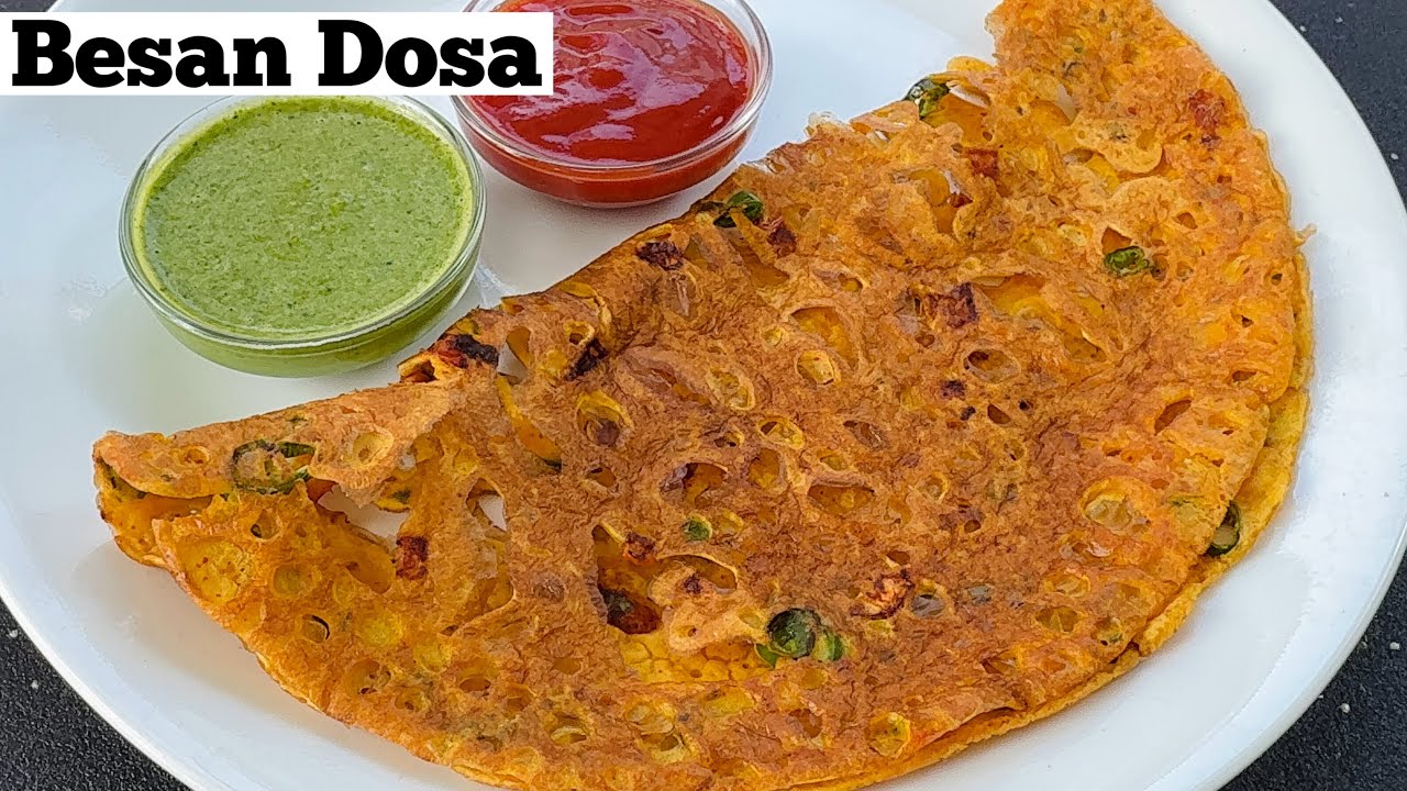 ये चिल्ला नहीं है, ये सच-में बेसन डोसा है | Instant Besan ka Dosa Recipe | 5 Min Snack Recipe 