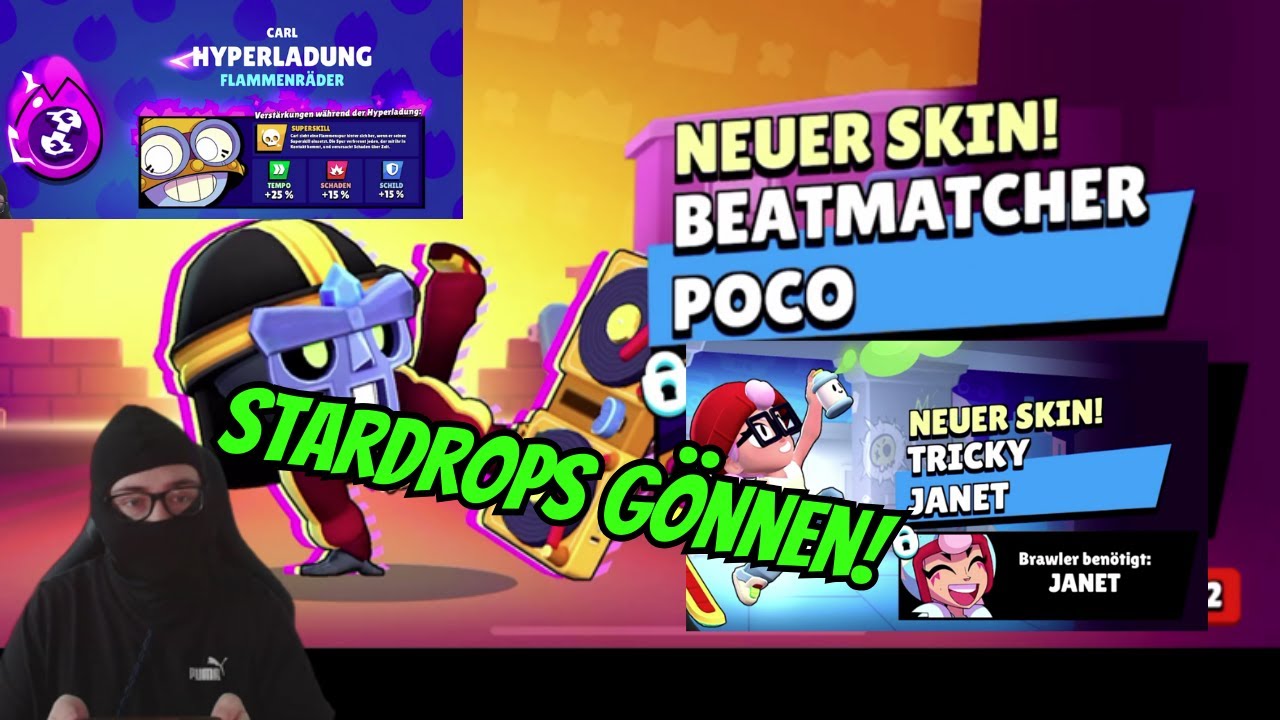 STARDROPS OPENING! ✨ BEATMATCHER POCO + TRICKY JANET 😍 | Brawl Stars