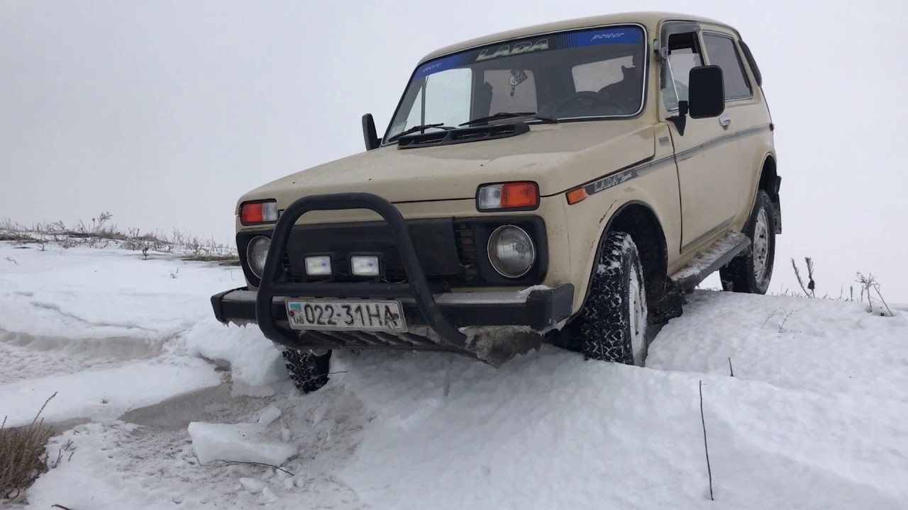 Нива по снегу видео Нива по снегу видео