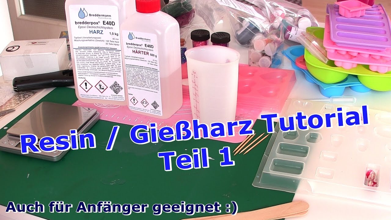 Resin / Gießharz Tutorial Deutsch / DIY / Teil 1 YouTube