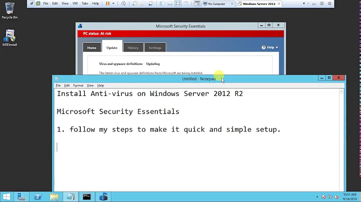 Install Antivirus on Windows Server 2012r