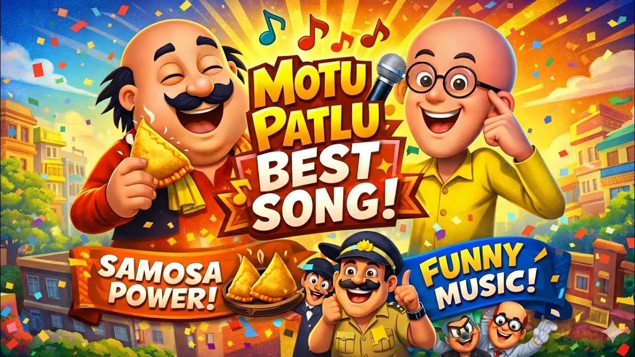 Motu Patlu Best Song 🎶 | Furfuri Nagar Heroes | Funny Cartoon Music | AI Song Hindi