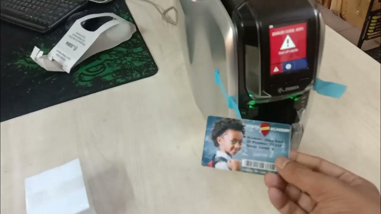 Zebra ZC300 Printer Installation in Bangla PVC Card Printer support 01823021975 YouTube