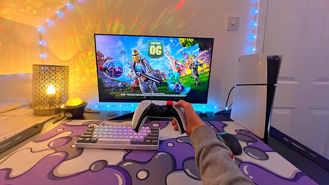 Fortnite On PlayStation 5 Slim (Unboxing + 120FPS Gameplay) - YouTube