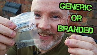 Comparing generic & Korda carp hooks.