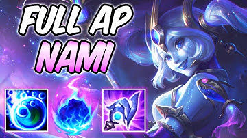 FULL AP NAMI MID COSMIC BURST | New Build & Runes | League of Legends
