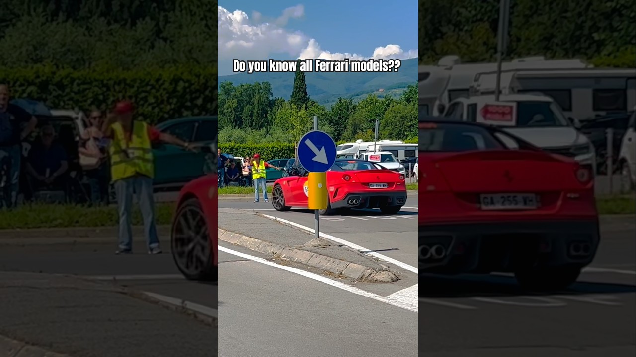 Comment if you know all Ferrari models! 👀 