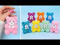 🧸 How to Make a Teddy Bear Keychain with Pom Poms 🧶 EASY & NO-SEW