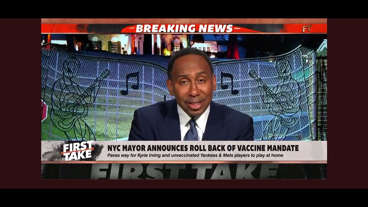 “I’m very happy KYRIE will be on the basketball court…but he’s no Hero,” Stephen A Smith