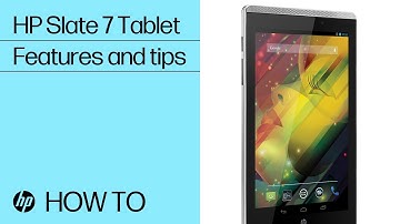 HP Slate 7 Tablet - Features and Tips | HP Tablets | HP