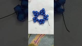 Beaded star keychain 💙🐾#viral #art #aestheic #diy #pleasantactivities #viral
