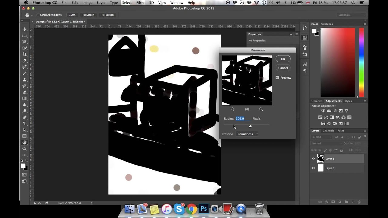 Levels Tool For Line Thickness On Photoshop CC 2015 YouTube