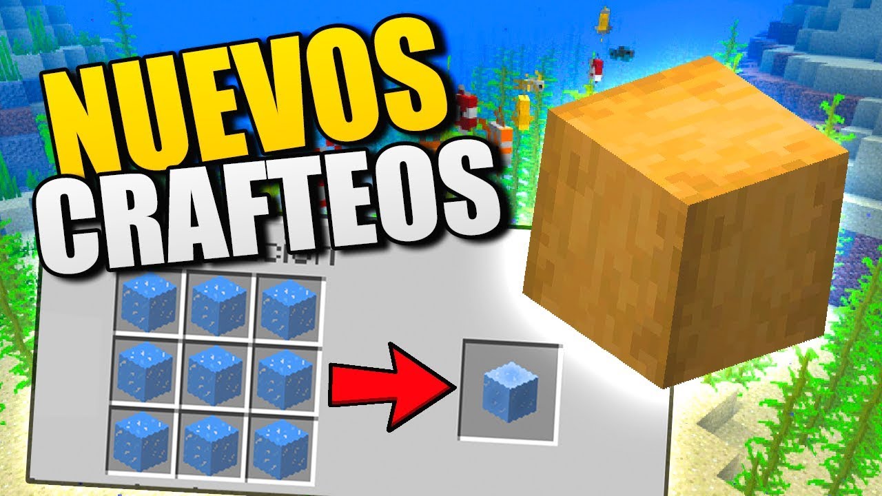 💥 NUEVOS BLOQUES Y CRAFTEOS EN MINECRAFT 1.13 PRE RELEASE 2 👉 REVIEW EN ...