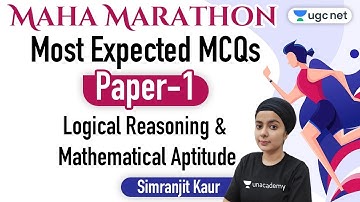 Maha Marathon | UGC NET Paper 1 Logical Reasoning | Most Expected MCQs | Simranjit Kaur
