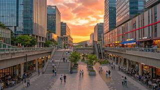 [4K HDR] Seoul Evening Rush Hour: Bustling Munjeong Business District Walk