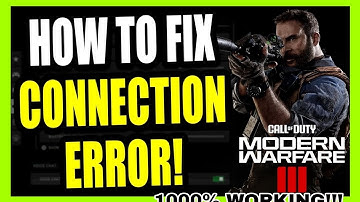 How to FIX Call of Duty Modern Warfare 3 CONNECTION FAILED on PS5 COD MW 3 | MW3 Connection Fix!🔥
