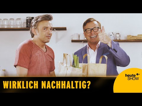 Nachhaltigkeit: Sind Papiertüten wirklich besser als Plastiktüten? | Der Klugscheißer - heute-show