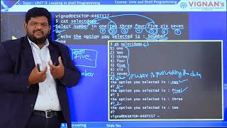 UNIX UNIT3 LEC5 SHELL LOOPS PART2 BY MALLIK