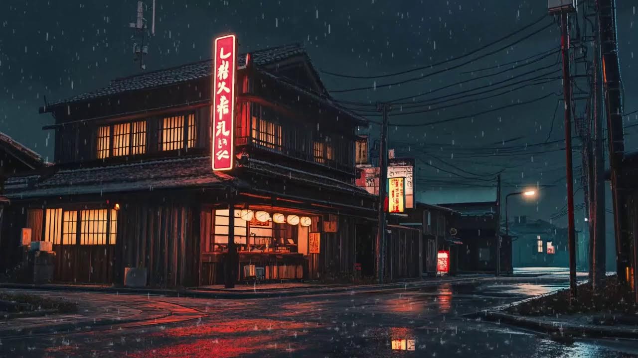 Dreamy Tokyo Rain 🌧️ Smooth Lofi Music for Deep Focus & Calm Nights
