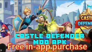 Castle Defender premium v2.0.3 mod apk - free in-app purchase screenshot 3