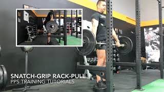 HOW TO: SNATCH GRIP RACK-PULL