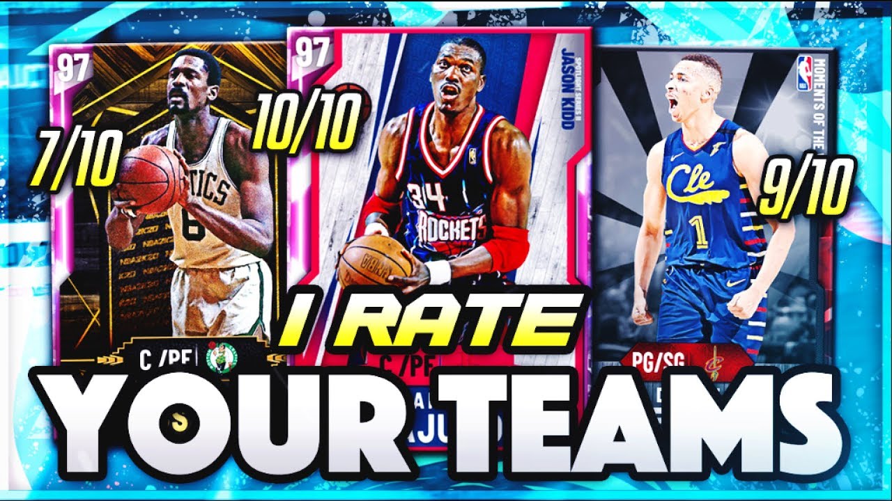 I RATE YOUR TEAMS!! 8 NBA 2K20 MyTEAM SQUAD BUILDER REVIEWS!! YouTube