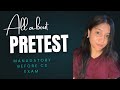 How to do Pretest mandatory step before cs exams | All about pretest #csexecutive