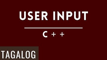 HOW TO CODE USER INPUT IN C++ TAGALOG 2023 - #ComputerScience #InformationTechnology Philippines